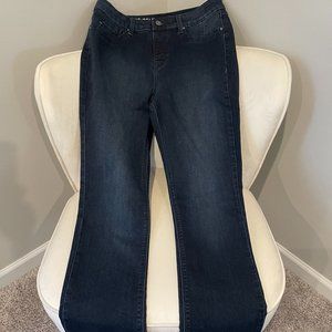 PRICE DROP! Laurie Felt Silky Denim, Straight Leg, Dark Wash Jeans - Size SMALL
